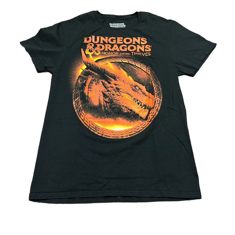 Dungeon's & Dragon's Size Small T Shirt Mens 100% Cotton Honor Among Thieves
